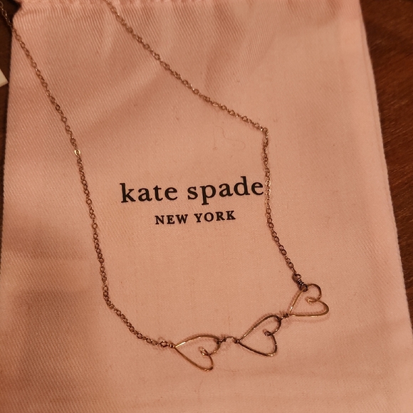 kate spade Jewelry - NWT Kate Spade Gold Heart Necklace